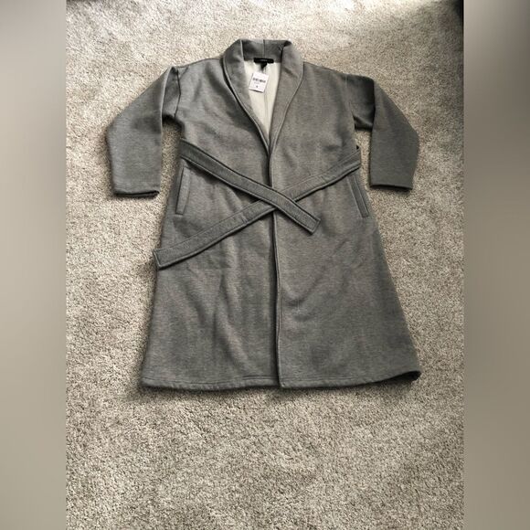 New Forever21 fleece casual jacket, oversized, with belt, size small - Picture 3 of 8